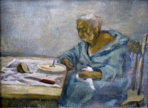 painting of Keine Lazarovitch by Betty Sutherland aka Boschka Layton